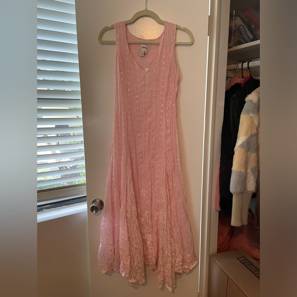 Vintage Pink Maxi Dress